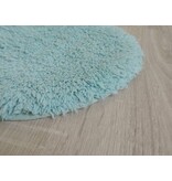 Leuk tapijt babykamer in vorm van een beer - blauw
