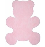 Leuk roze tapijt babykamer in vorm van een beer - roze