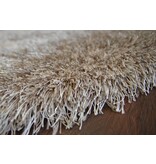 Tapijt in beige met hoge pool - extra lange pool
