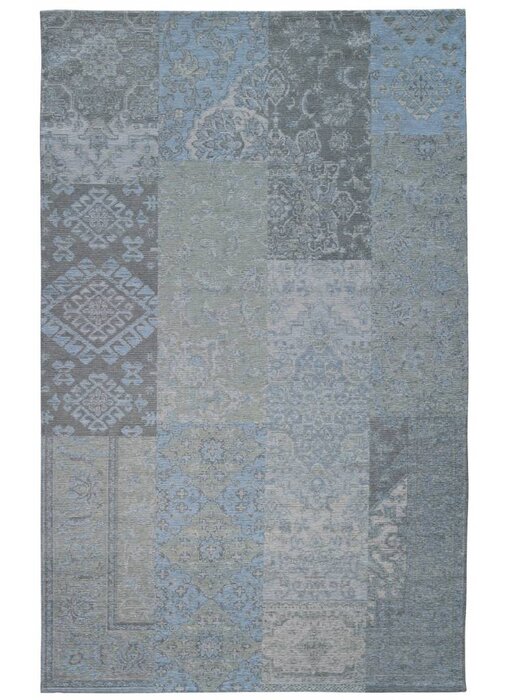Retro tapijt vintage blauw