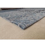 Retro vintage vloerkleed in blauw - 91513 - 120x170 of 150x230