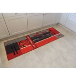 Grote kleurrijke keukenmat 67x200cm