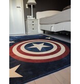 Groot blauw tapijt voor op de jongenskamer 130x190cm - SUPERZACHT