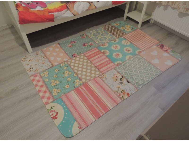 Groot retro tapijt voor de kinderkamerr 130x190cm - SUPERZACHT