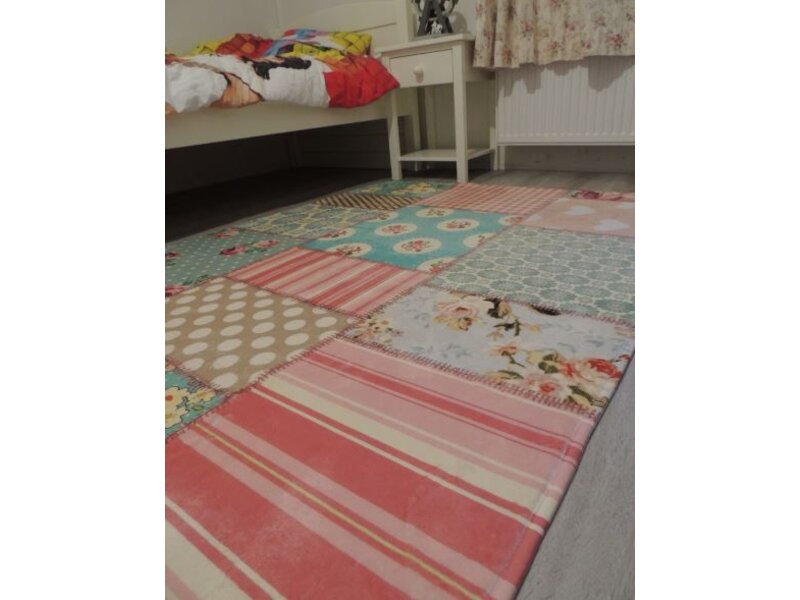 Groot retro tapijt voor de kinderkamerr 130x190cm - SUPERZACHT