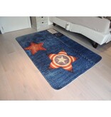 Groot tapijt met jeanslook voor op de kinderkamer 130x190cm - SUPERZACHT