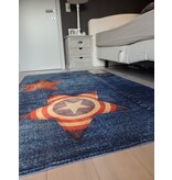 Groot tapijt met jeanslook voor op de kinderkamer 130x190cm - SUPERZACHT