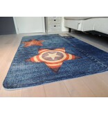 Groot tapijt met jeanslook voor op de kinderkamer 130x190cm - SUPERZACHT