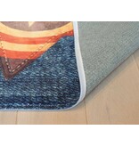 Groot tapijt met jeanslook voor op de kinderkamer 130x190cm - SUPERZACHT