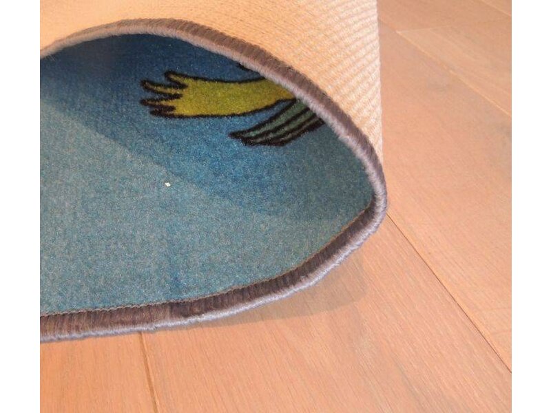 Tapijt kinderkamer met stoere piraat 80x120cm