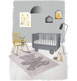 Vintage tapijt voor babykamer of kinderkamer 120x170