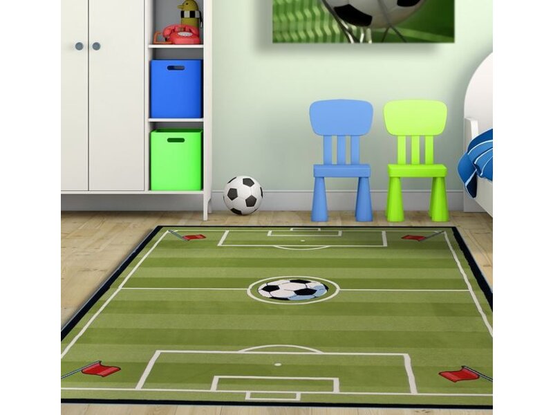 Voetbal tapijt voor kinderkamer