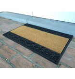 Deurmat in rubber en kokos 45x75cm