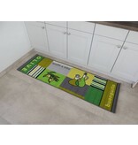 Grote kleurrijke loper keuken