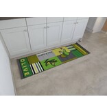 Grote kleurrijke loper keuken