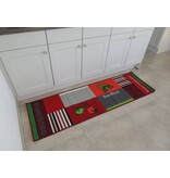Grote kleurrijke wasbare loper voor de keuken 57x180cm