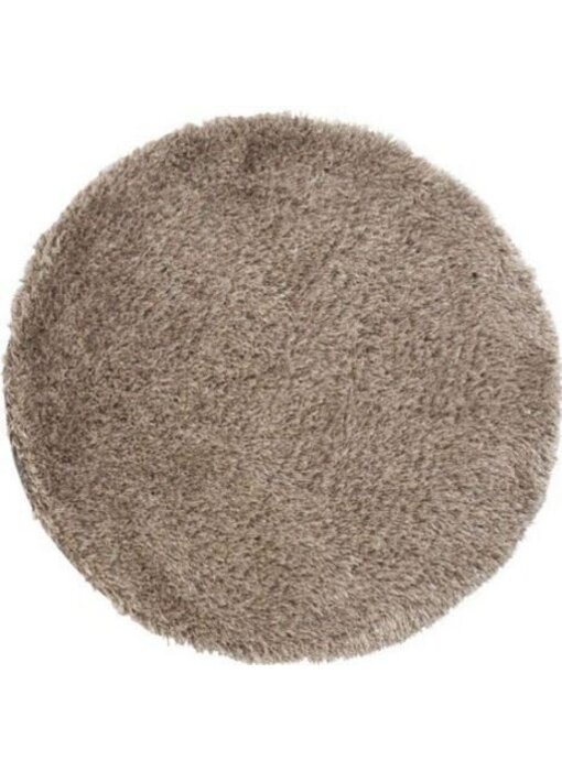 Rond bruin tapijt