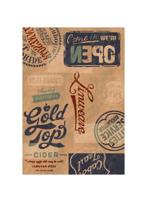 Groot vintage tapijt