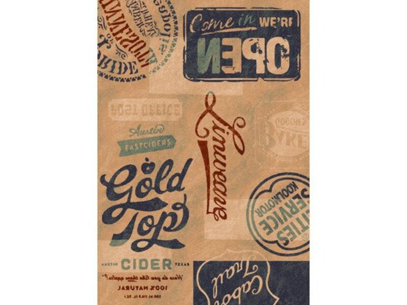Groot tapijt met vintage look
