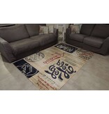 Groot tapijt met vintage look