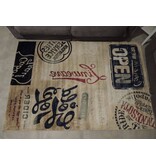 Groot tapijt met vintage look