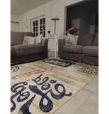 Groot tapijt met vintage look