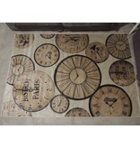 Groot tapijt met retro look