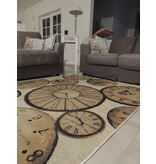 Groot tapijt met retro look