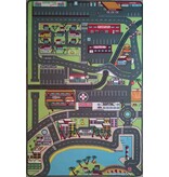 Groot kindertapijt verkeer 130x200cm
