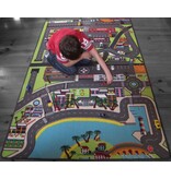 Groot kindertapijt verkeer 130x200cm
