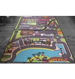 Groot kindertapijt verkeer 130x200cm