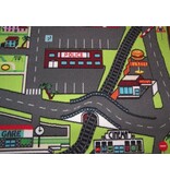 Groot kindertapijt verkeer 130x200cm