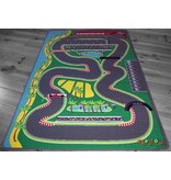 Groot speeltapijt met racebaan 130x200cm