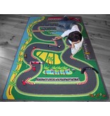 Groot speeltapijt met racebaan 130x200cm