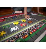 Groot speeltapijt met racebaan 130x200cm