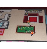 Groot speeltapijt met afbeelding huis - 130x200cm