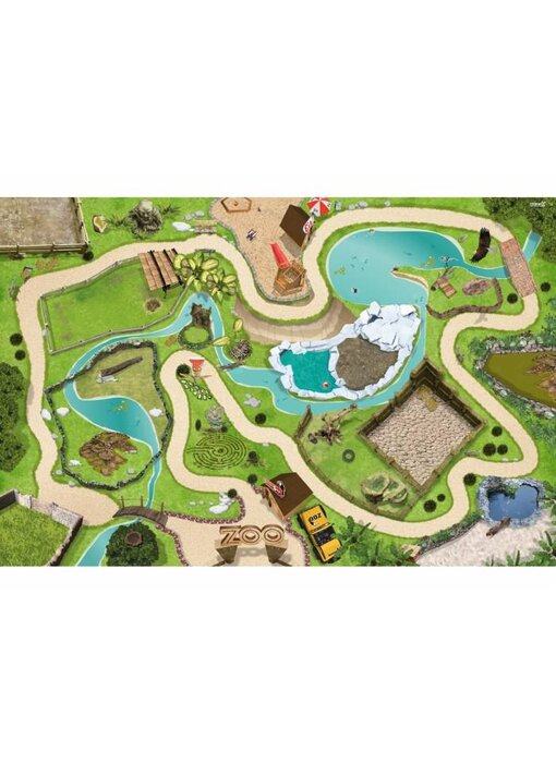 Speelmat vinyl dierentuin