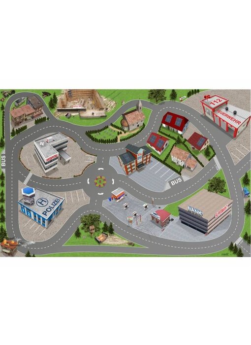 Speelmat vinyl stad