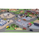 Hygiënische speelmat stad 100x150cm