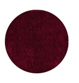 Rond tapijt hoge pool rood - diameter 90cm