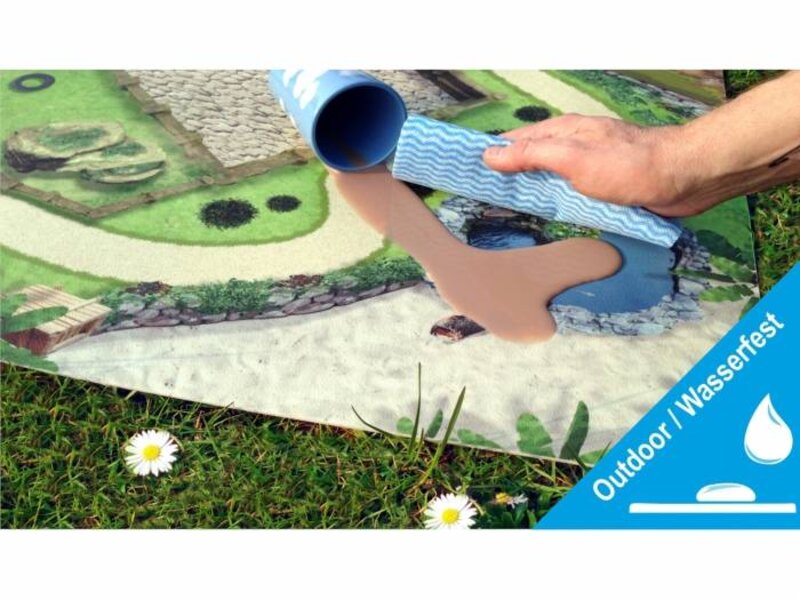 Hygiënische speelmat dino's 100x150cm