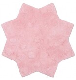 Kindertapijt roze ster