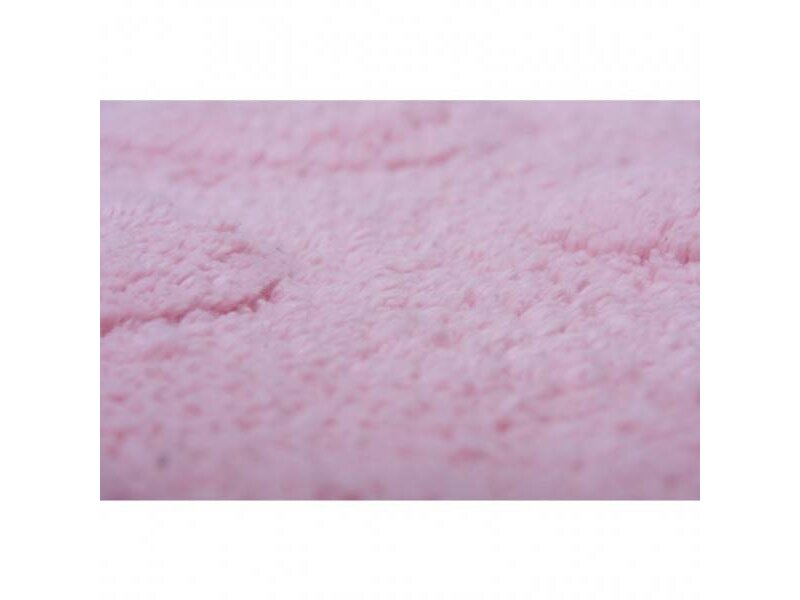 Kindertapijt roze ster