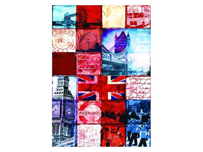 Leuk tapijt met hippe print 133x190cm