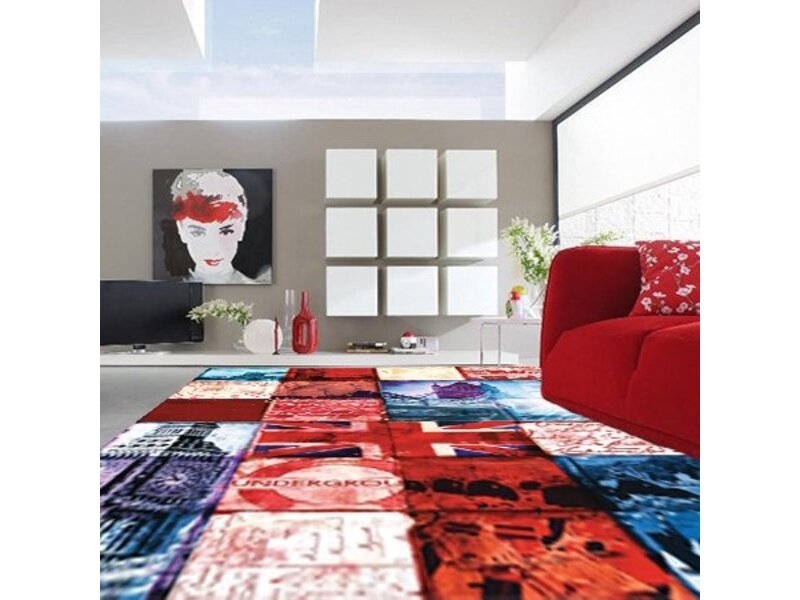 Leuk tapijt met hippe print 133x190cm