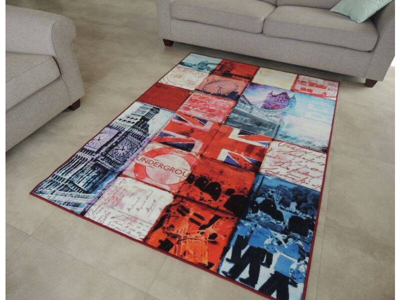 Leuk tapijt met hippe print 133x190cm