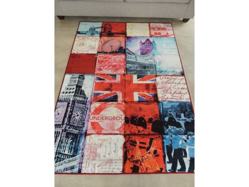 Leuk tapijt met hippe print 133x190cm