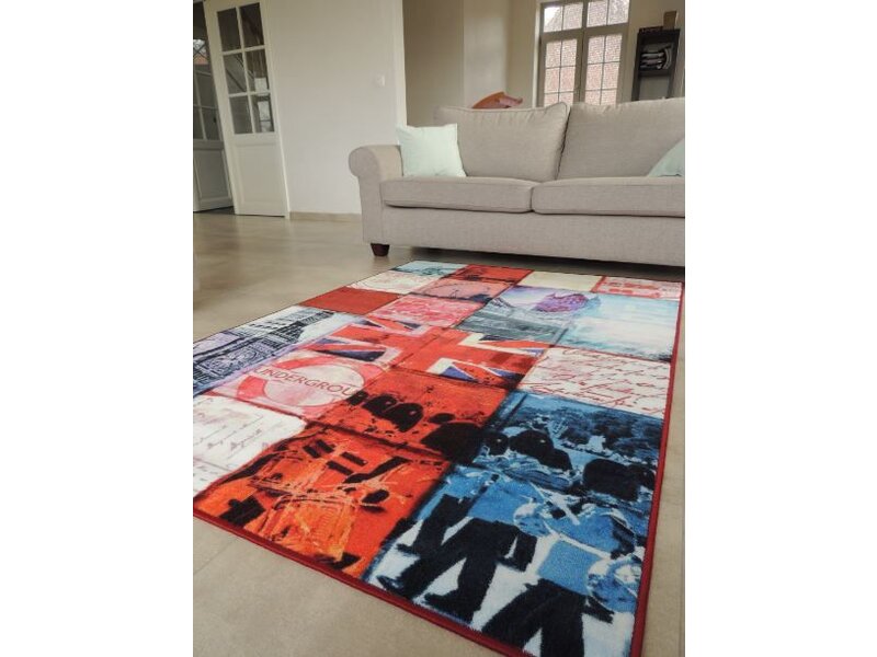 Leuk tapijt met hippe print 133x190cm