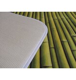 Groene badmatten met print