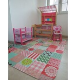 Groot kleurrijk tapijt voor de kinderkamer 130x180cm - SUPERZACHT